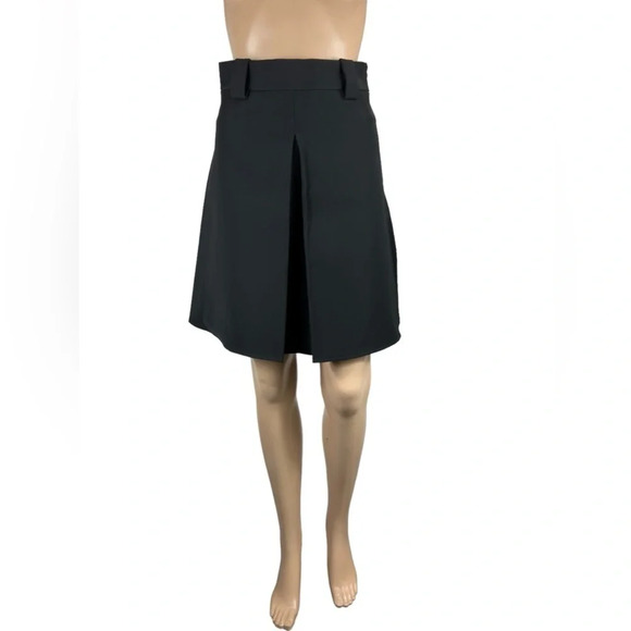 Louis Vuitton Uniform Womens Skirt Luxury Black Basic Flared Professional 32 - Picture 1 of 13